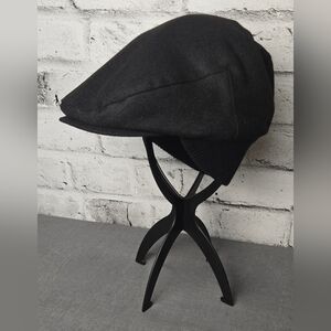 Nathaniel ColeLinen- Wool / Cotton Blend Panelled Topstitch Ivy Cap